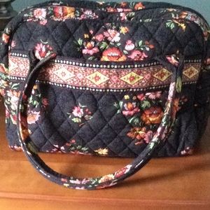 Vera Bradley retired Chocolate Bowler style purse